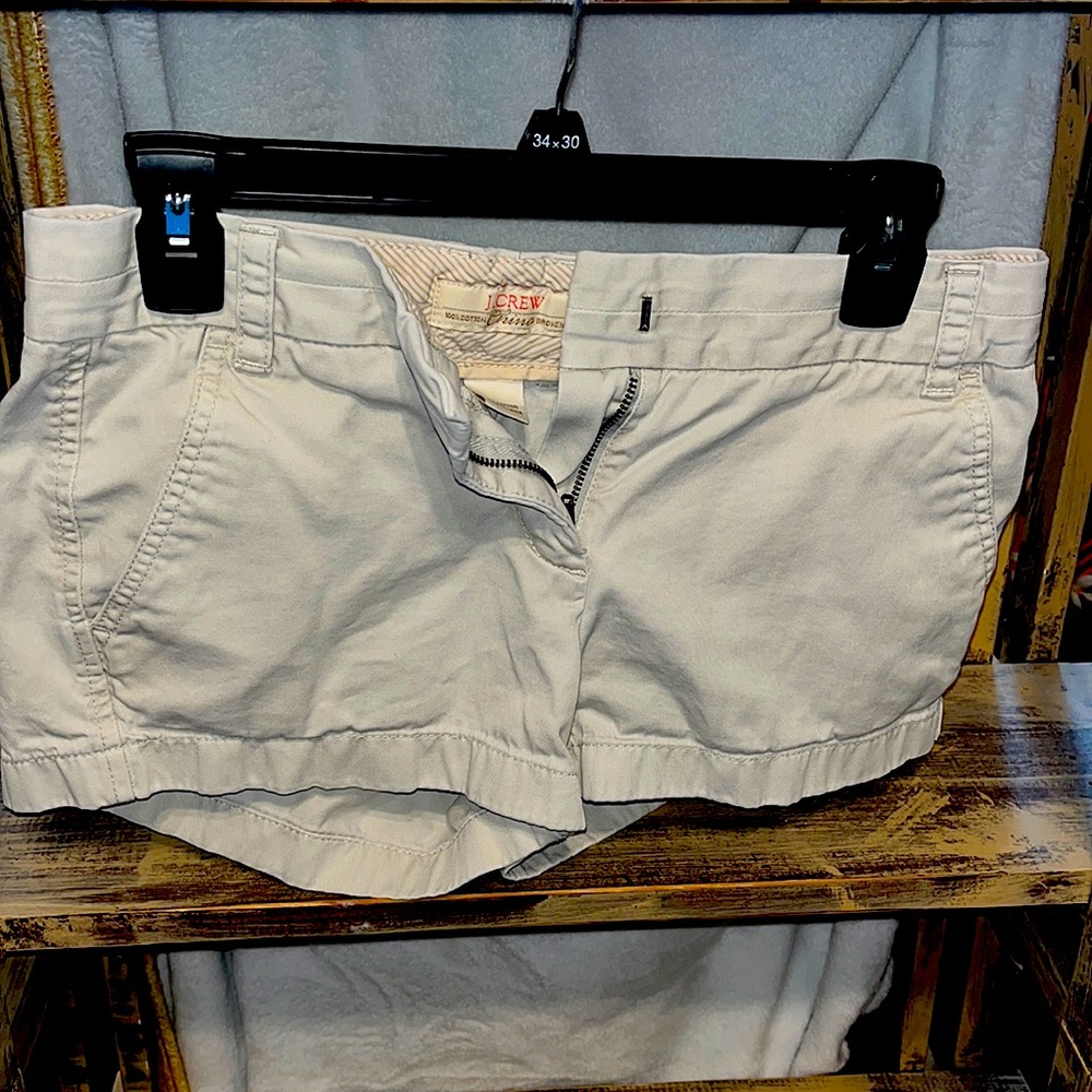 Size 2 J.Crew khaki shorts